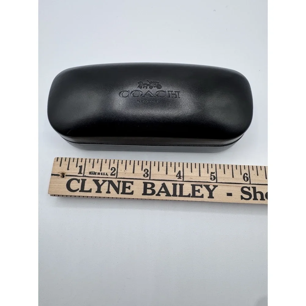 COACH BLACK CASE AUTHENTIC EYEWEAR EYEGLASSES GLASSES CASE ONLY